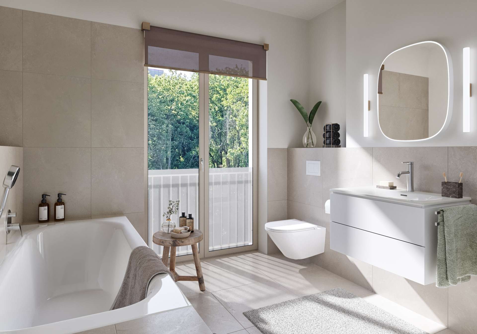 Badezimmer – Visualisierung